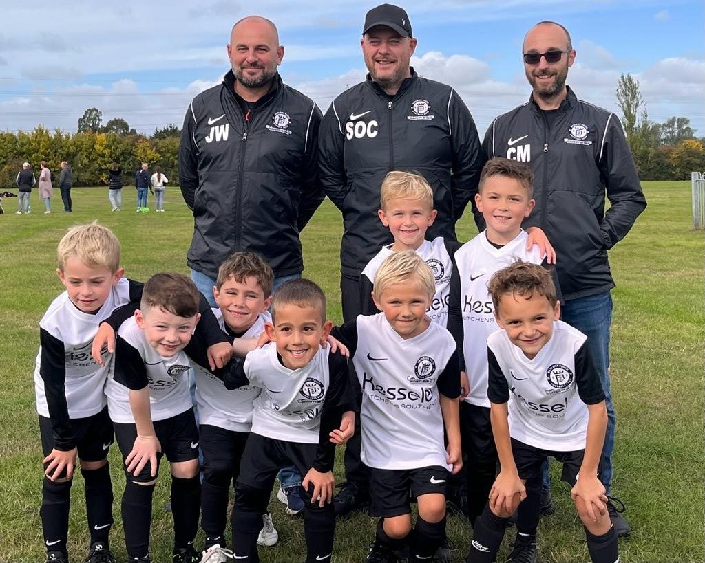 U7s Whites team photo