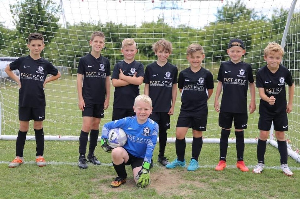U9s Blacks team photo